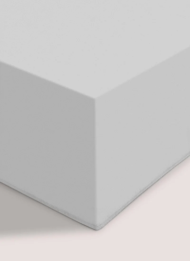 Matalan Grey Cotton Deep Fitted Bed Sheet (180 Thread Count)